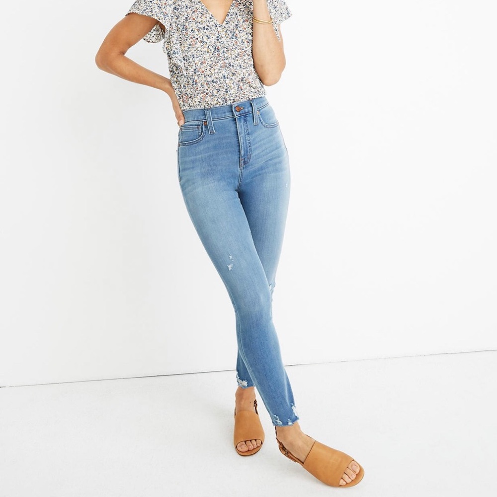 Madewell 10" high-rise roadtripper jeggings